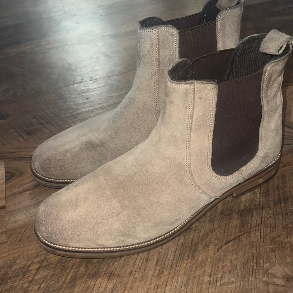 CrevoMemory Foam Denham 230 Chelsea Suede Boot Tan